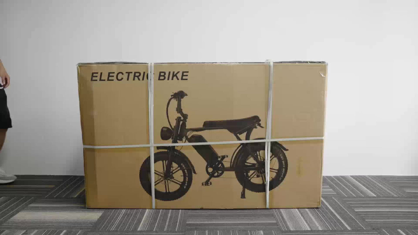 DUXI V8 Electric Mountain Bike with 500W Motor 48V 15Ah