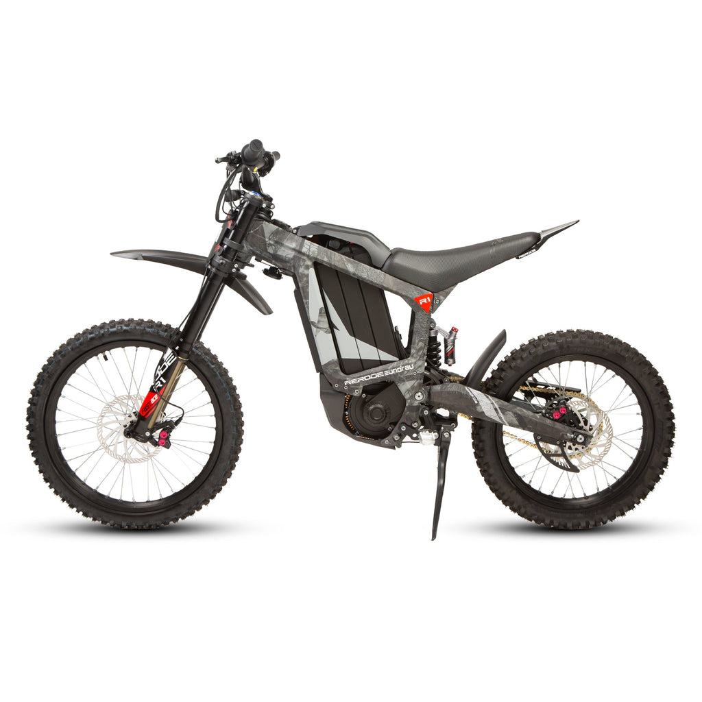 EUNORAU R1 Electric Dirt Bike, 72V4000W Middle Motor, Full Suspension