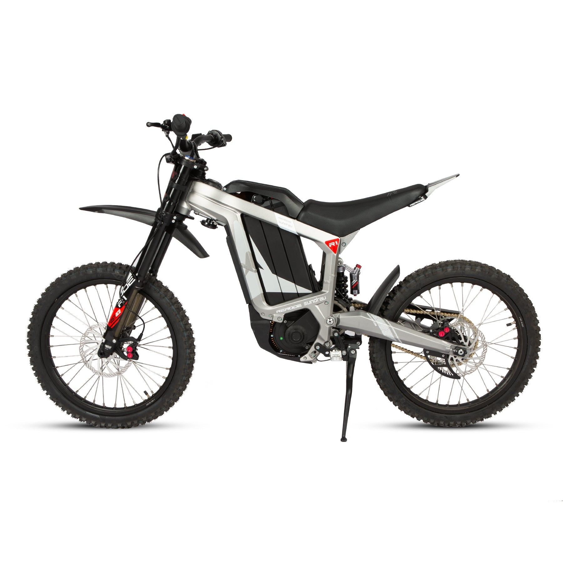 EUNORAU R1 Electric Dirt Bike, 72V4000W Middle Motor, Full Suspension