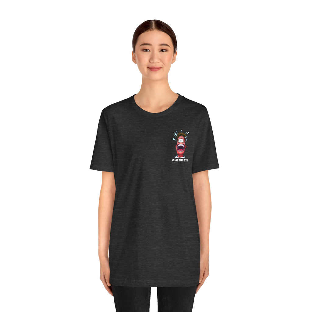 Screaming Cartoon Face T‑Shirt – Funny Shocked Character Graphic Tee