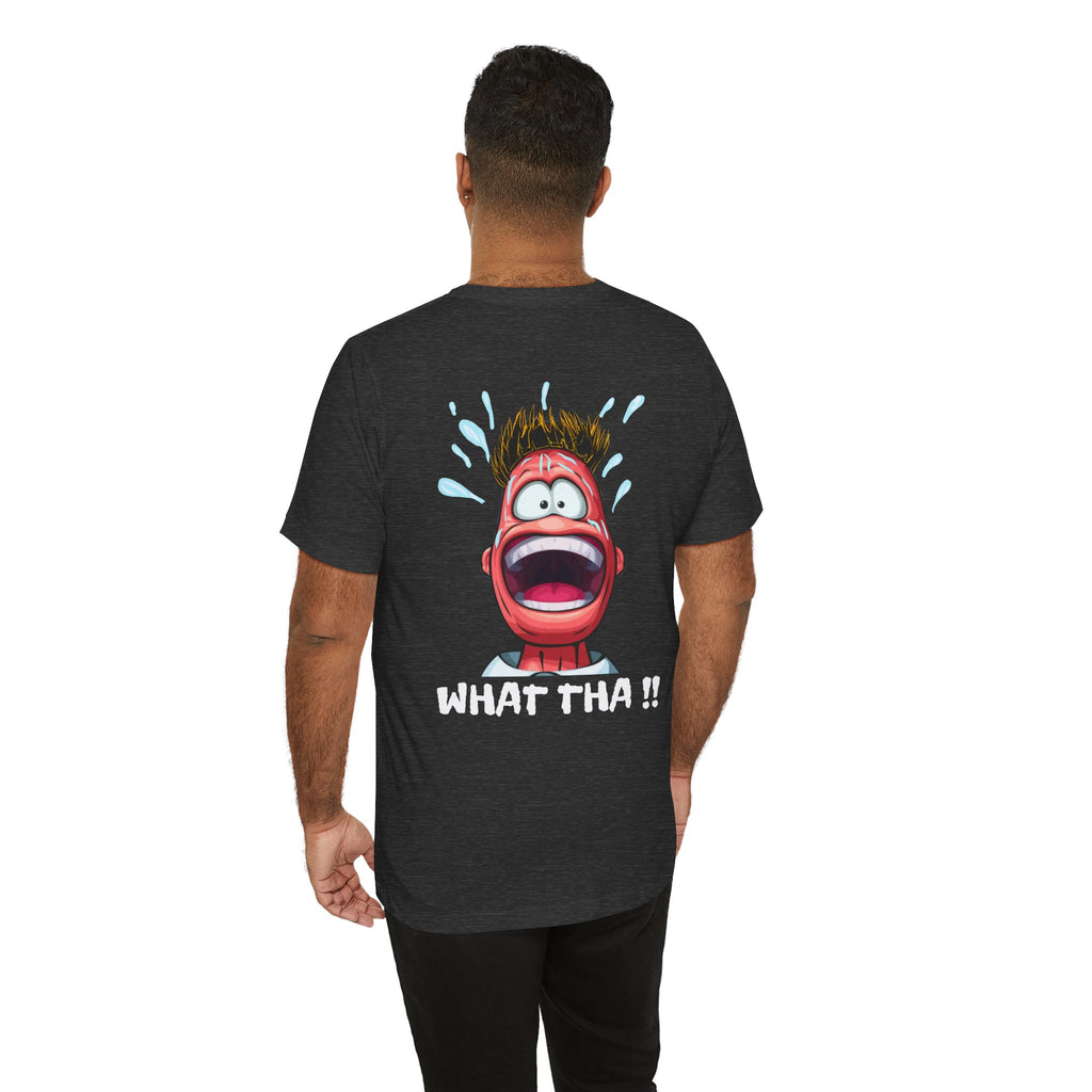 Screaming Cartoon Face T‑Shirt – Funny Shocked Character Graphic Tee
