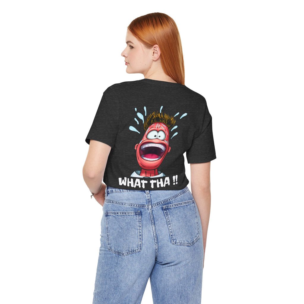 Screaming Cartoon Face T‑Shirt – Funny Shocked Character Graphic Tee