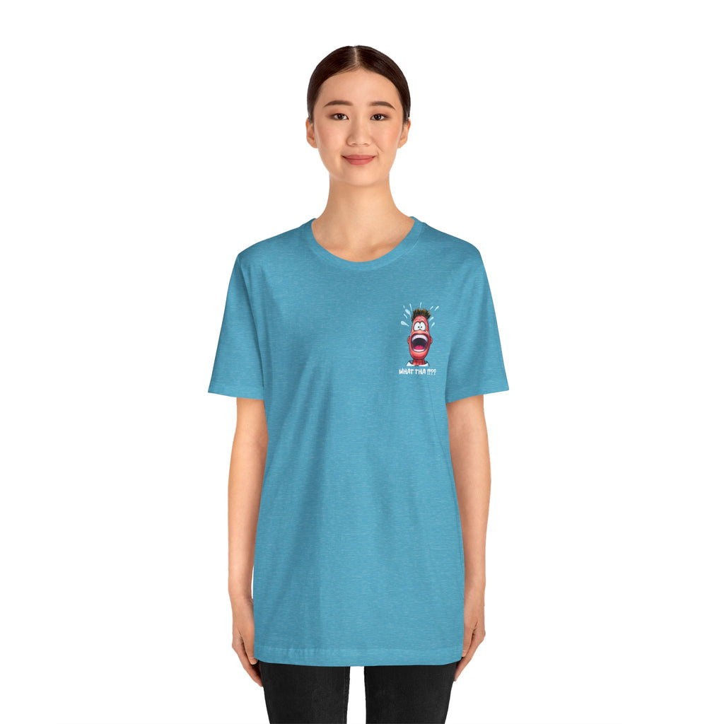 Screaming Cartoon Face T‑Shirt – Funny Shocked Character Graphic Tee