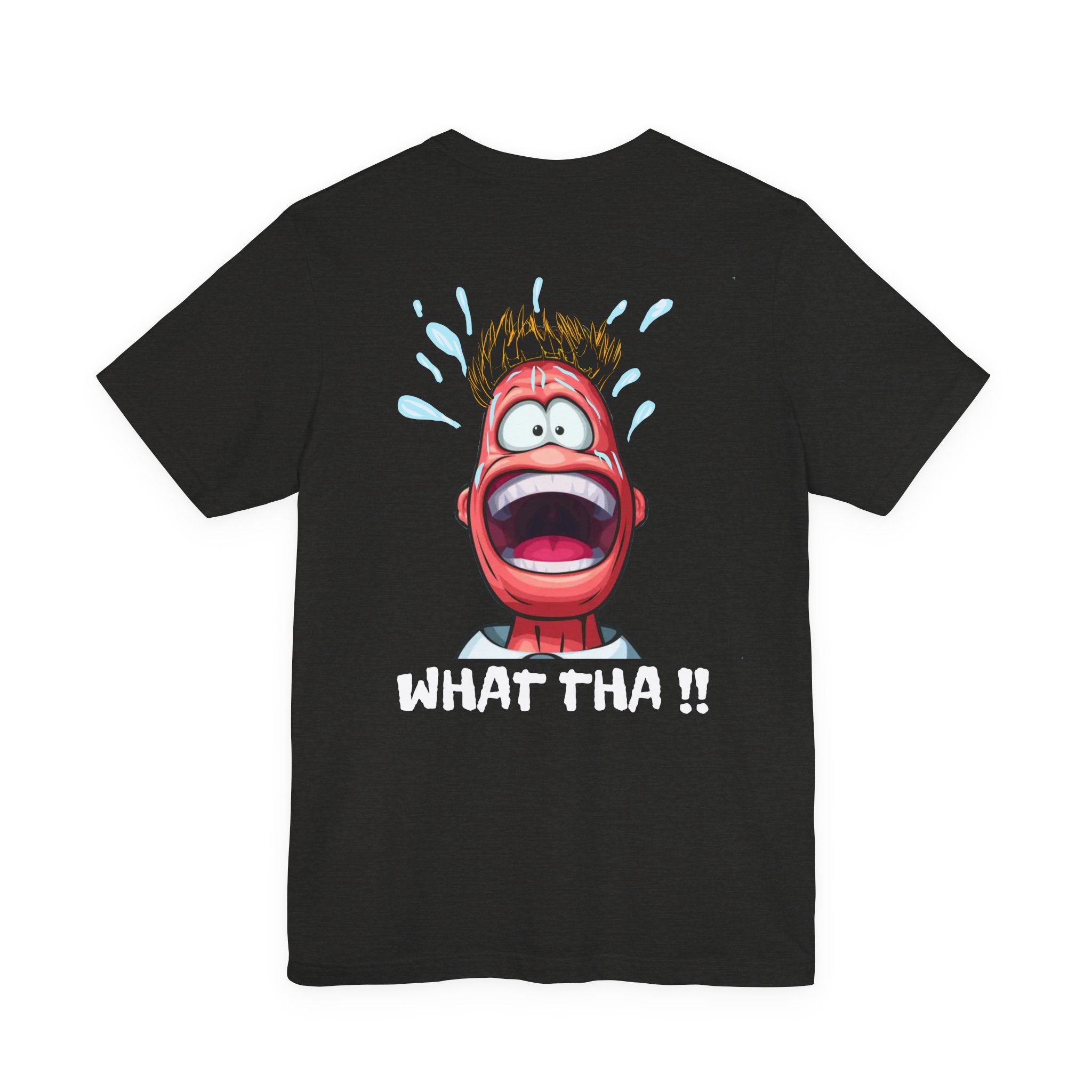 Screaming Cartoon Face T‑Shirt – Funny Shocked Character Graphic Tee