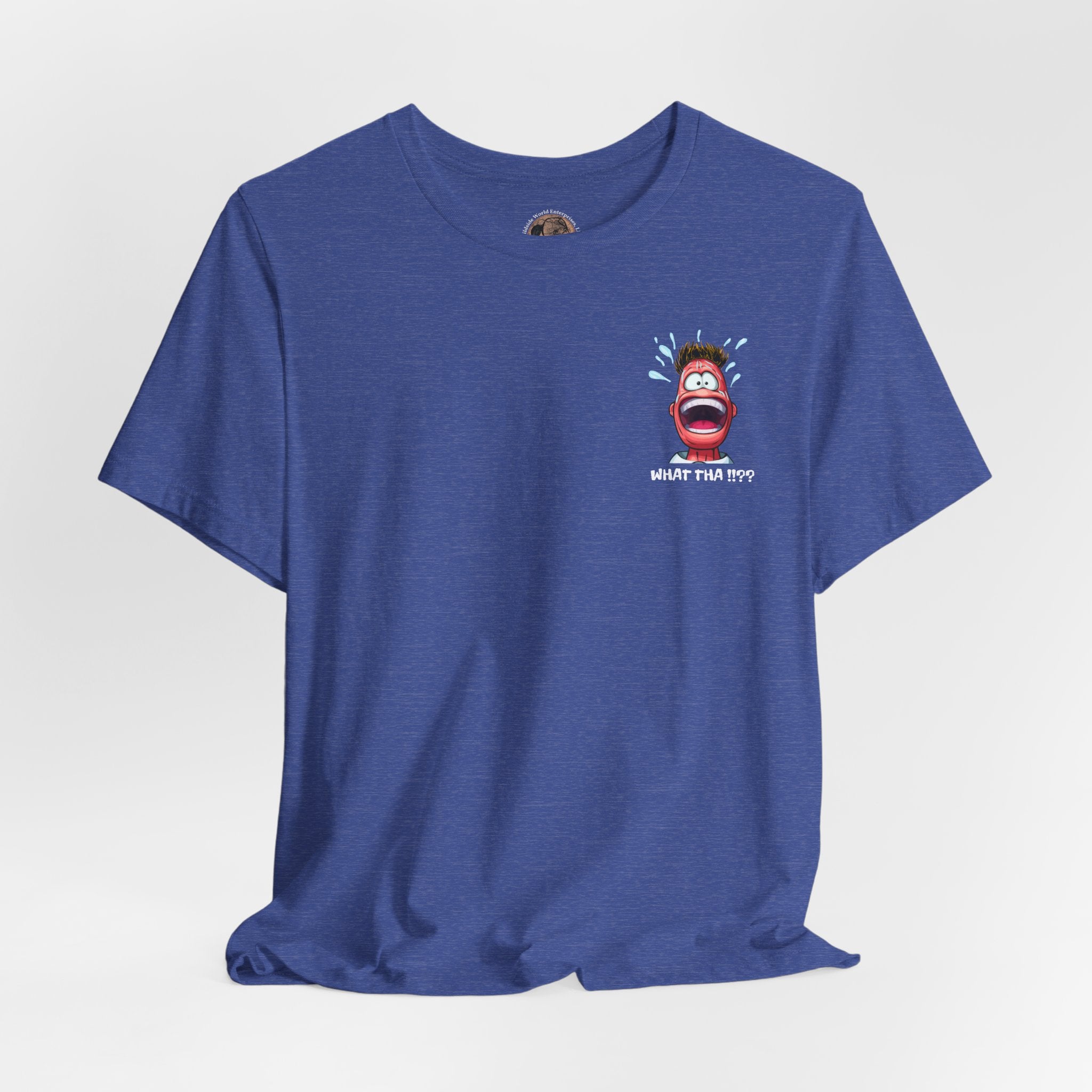 Screaming Cartoon Face T‑Shirt – Funny Shocked Character Graphic Tee