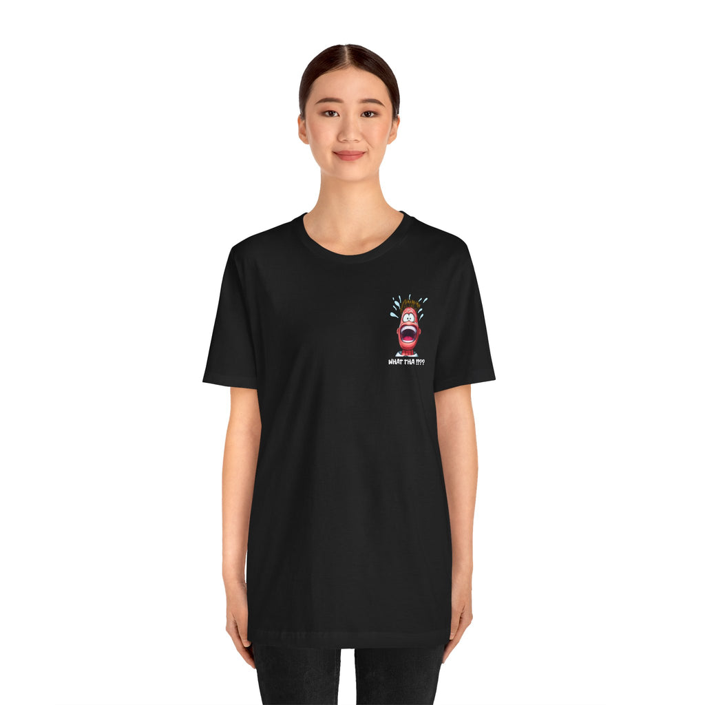 Screaming Cartoon Face T‑Shirt – Funny Shocked Character Graphic Tee