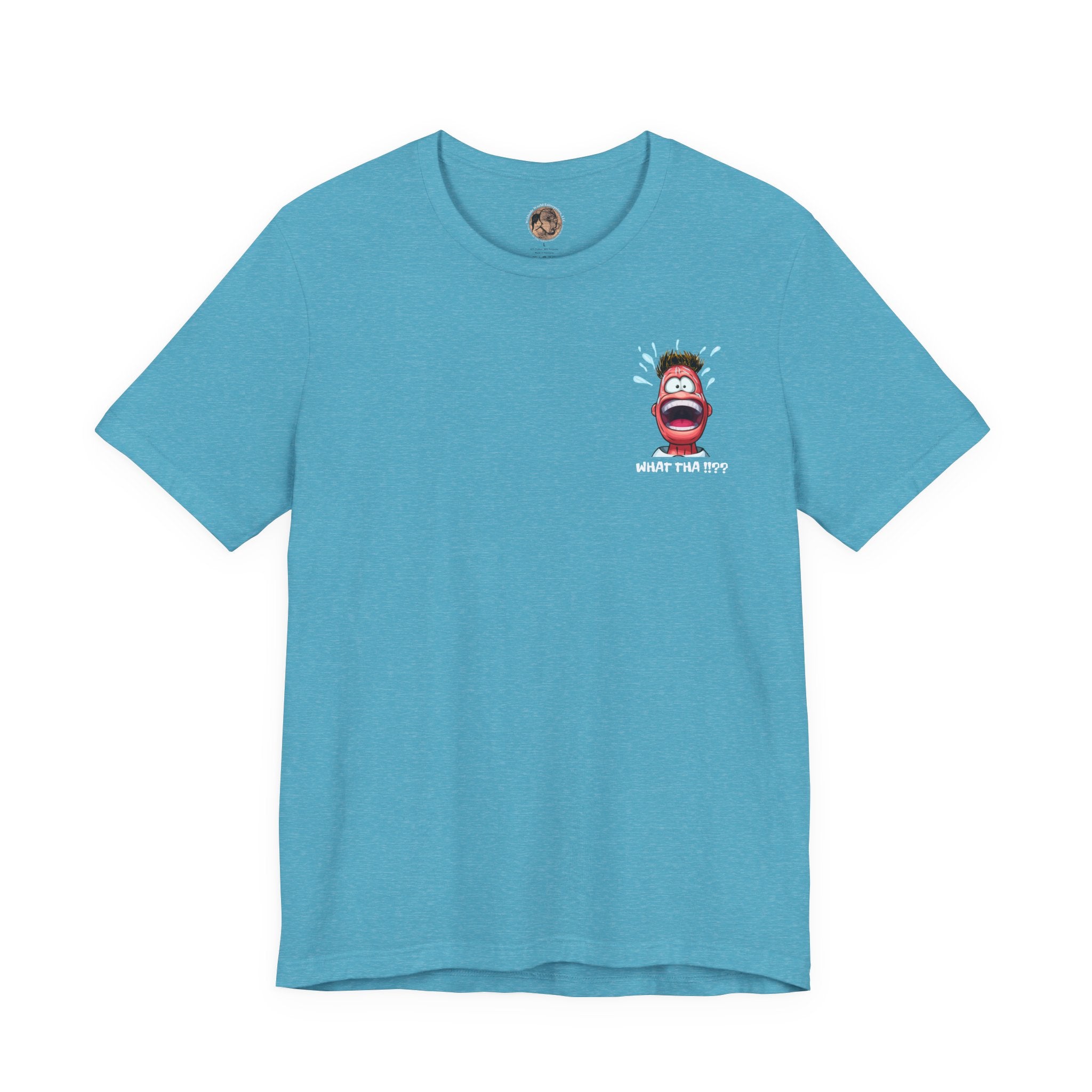 Screaming Cartoon Face T‑Shirt – Funny Shocked Character Graphic Tee