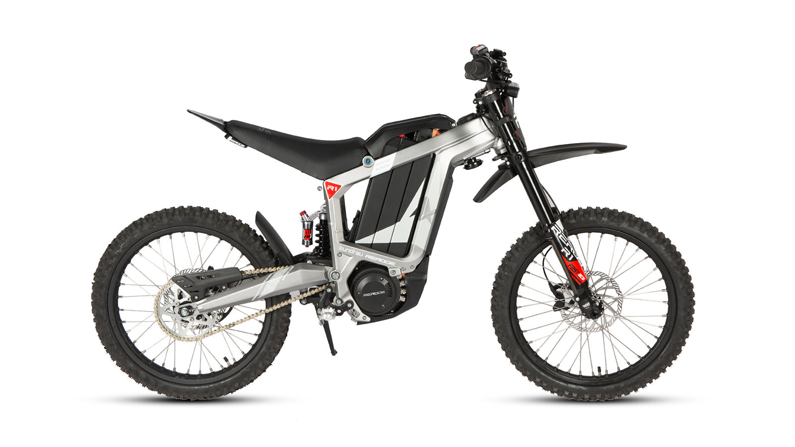 EUNORAU R1 Electric Dirt Bike, 72V4000W Middle Motor, Full Suspension