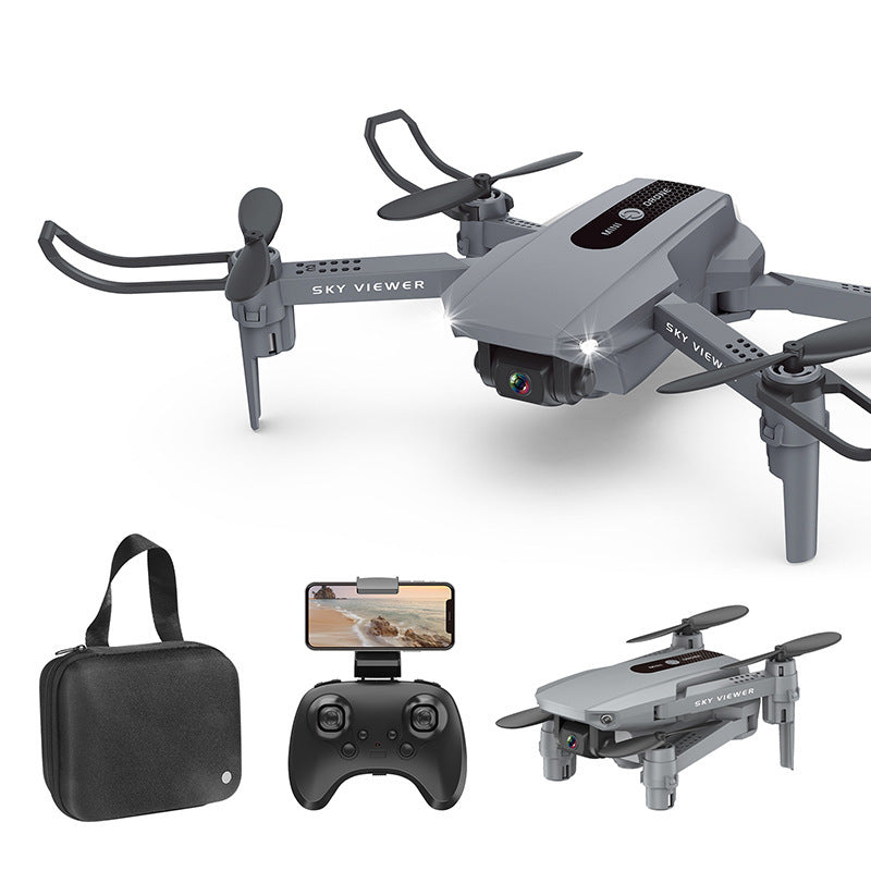 SkyViewer Mini Drone,  Foldable, 4K hi-def Dual Camera (optional) with controller and carry bag