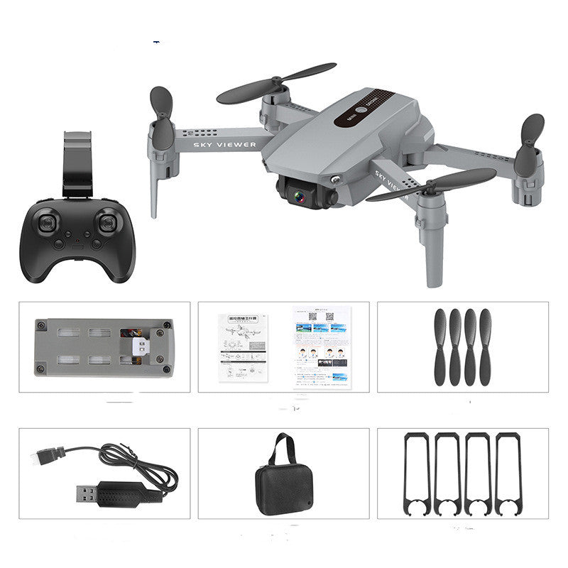 SkyViewer Mini Drone,  Foldable, 4K hi-def Dual Camera (optional) with controller and carry bag
