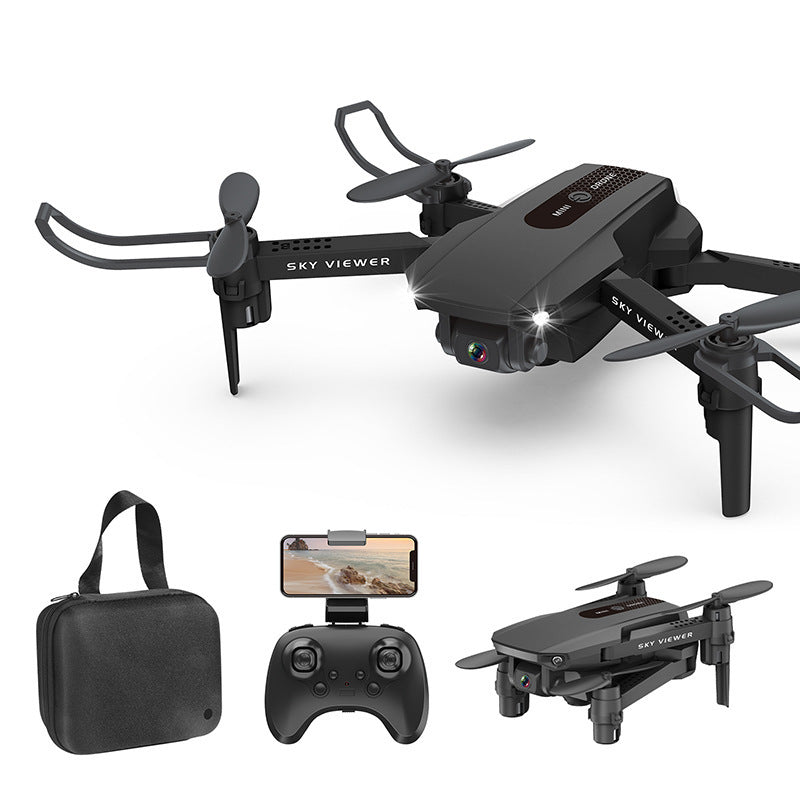 SkyViewer Mini Drone,  Foldable, 4K hi-def Dual Camera (optional) with controller and carry bag