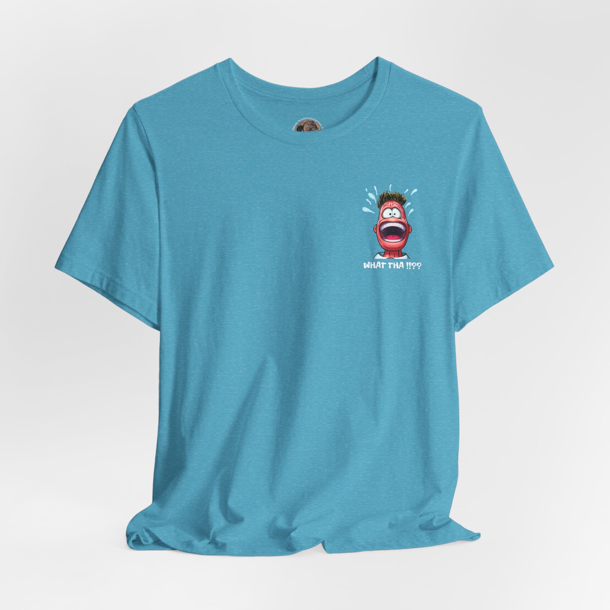 Screaming Cartoon Face T‑Shirt – Funny Shocked Character Graphic Tee
