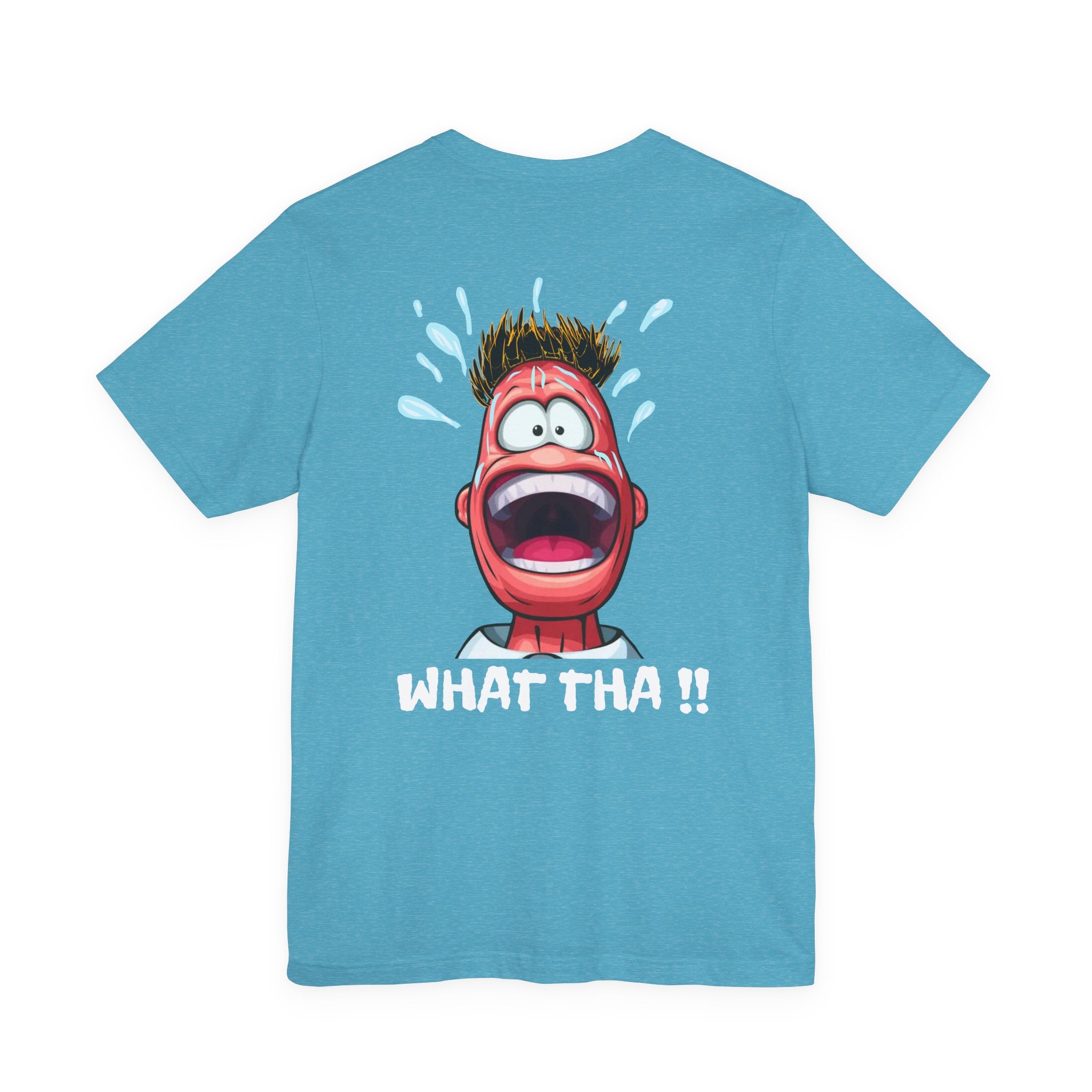 Screaming Cartoon Face T‑Shirt – Funny Shocked Character Graphic Tee