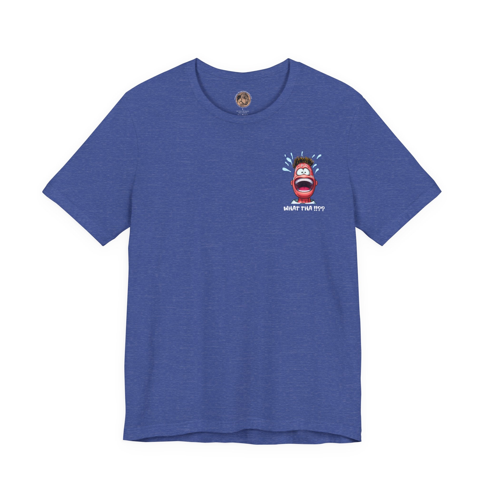 Screaming Cartoon Face T‑Shirt – Funny Shocked Character Graphic Tee