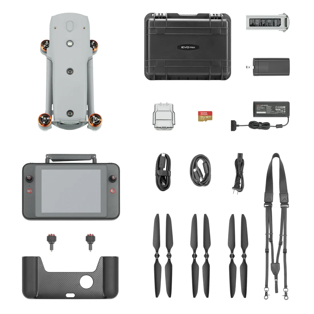 Autel EVO Max 4N Drone Bundle, Obstacle Avoidance, 2.3 megapixel camera, GPS-denied Areas Quadcopter UAV