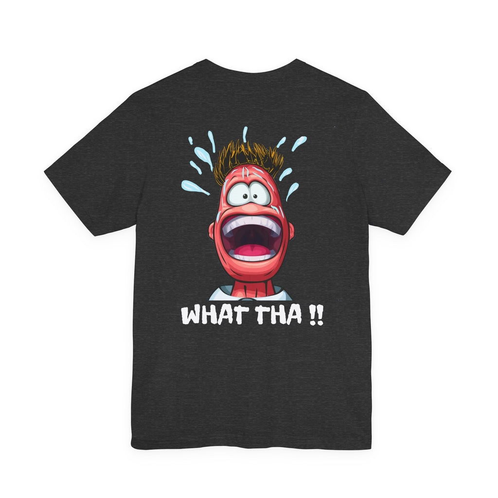 Screaming Cartoon Face T‑Shirt – Funny Shocked Character Graphic Tee