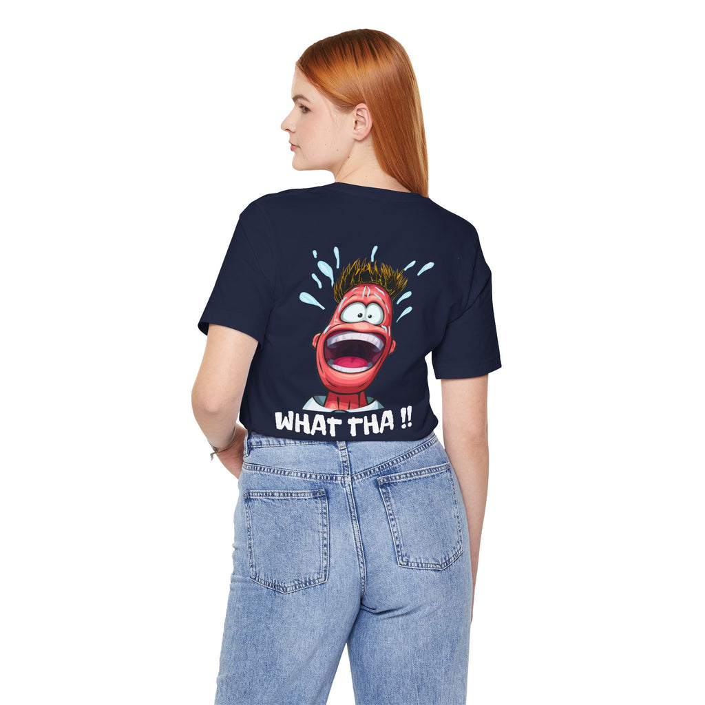 Screaming Cartoon Face T‑Shirt – Funny Shocked Character Graphic Tee