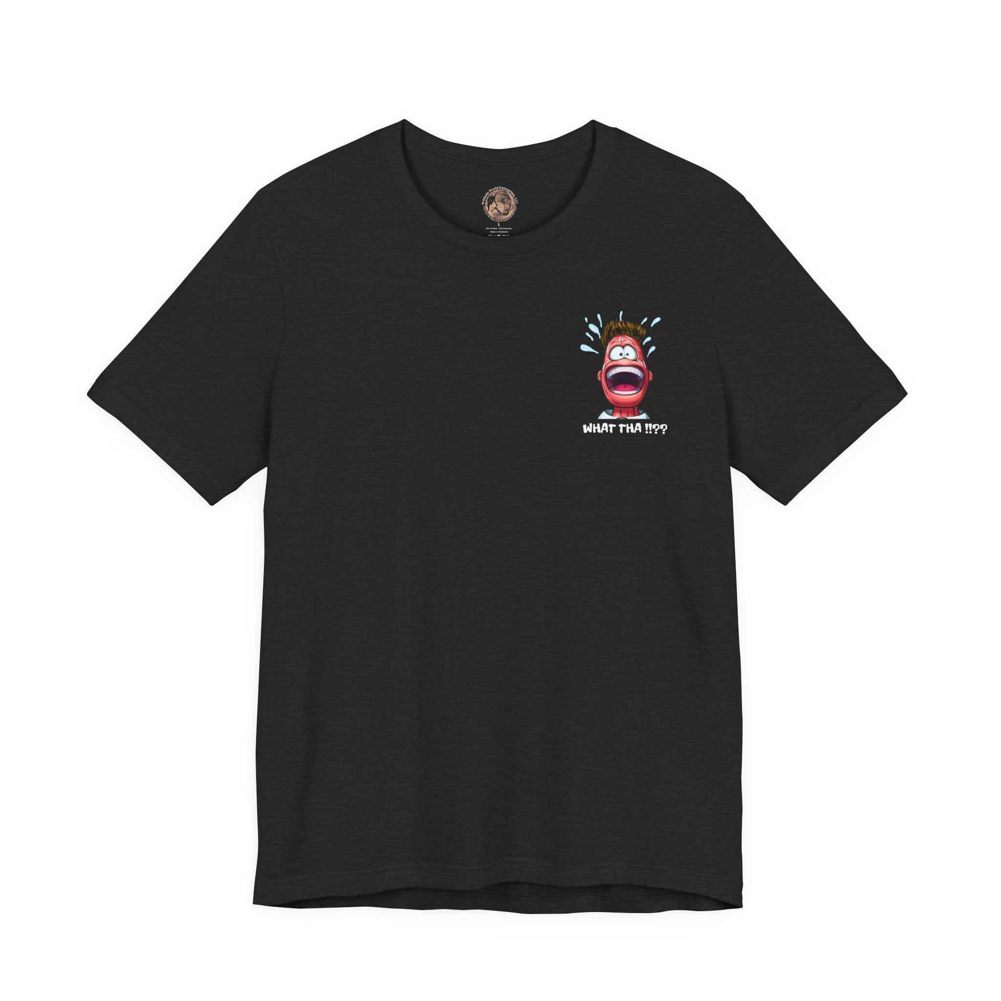 Screaming Cartoon Face T‑Shirt – Funny Shocked Character Graphic Tee