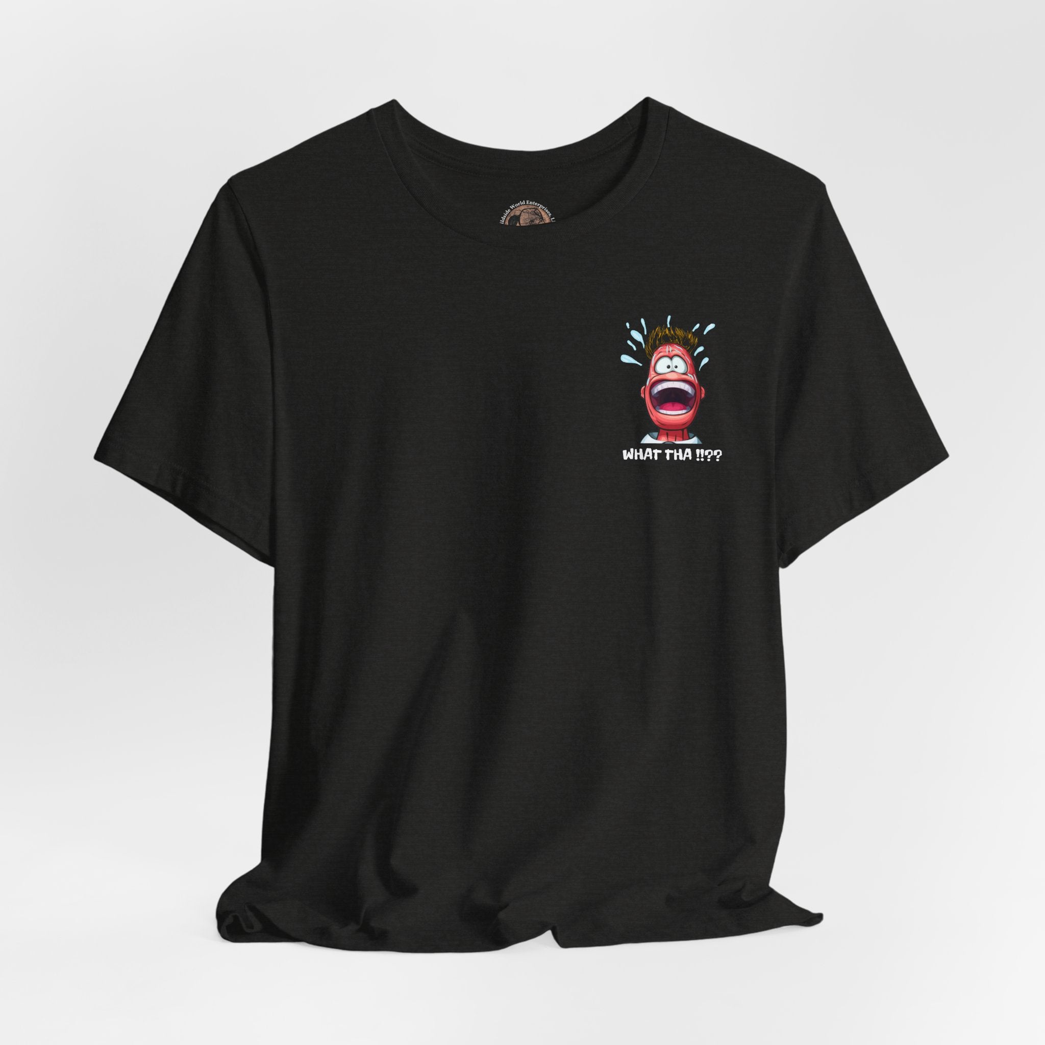 Screaming Cartoon Face T‑Shirt – Funny Shocked Character Graphic Tee