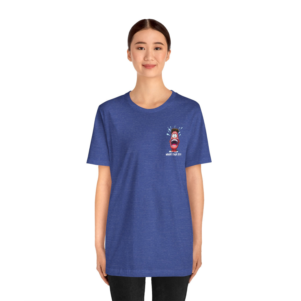 Screaming Cartoon Face T‑Shirt – Funny Shocked Character Graphic Tee