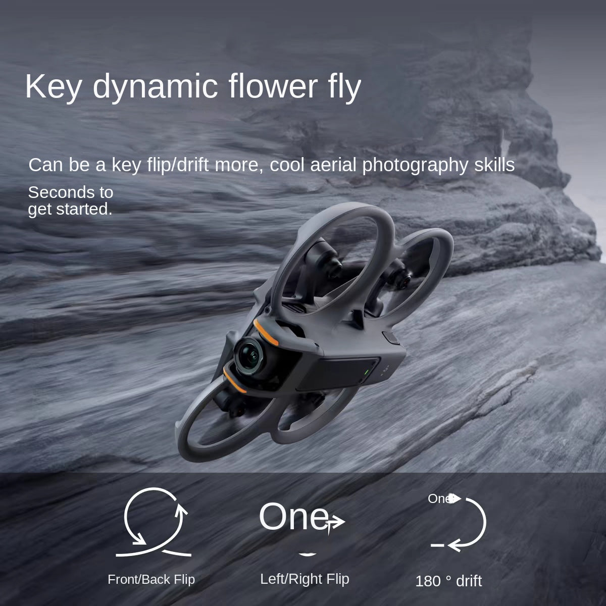 Drone DJI Avata 2 First Perspective Control, Aerial Photography with Flight Goggles and Sensory Control Immersive Flight