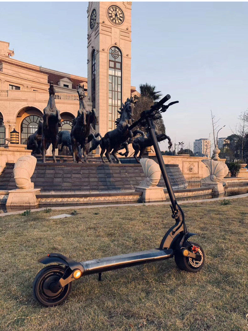 E-Scooter, Double Drive, Folding Foldable With Wide Tires