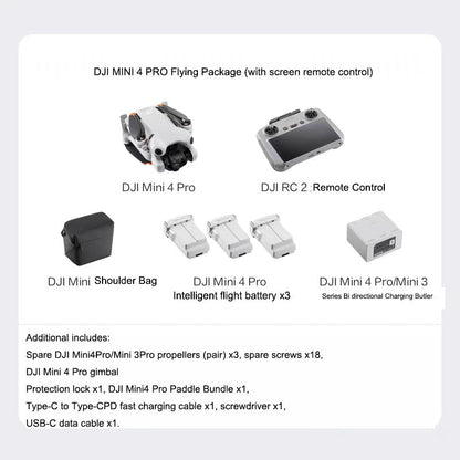 DJI Mini 4 Pro, All-Around Mini Aerial Camera, Obstacle Avoidance Entry-level Drone