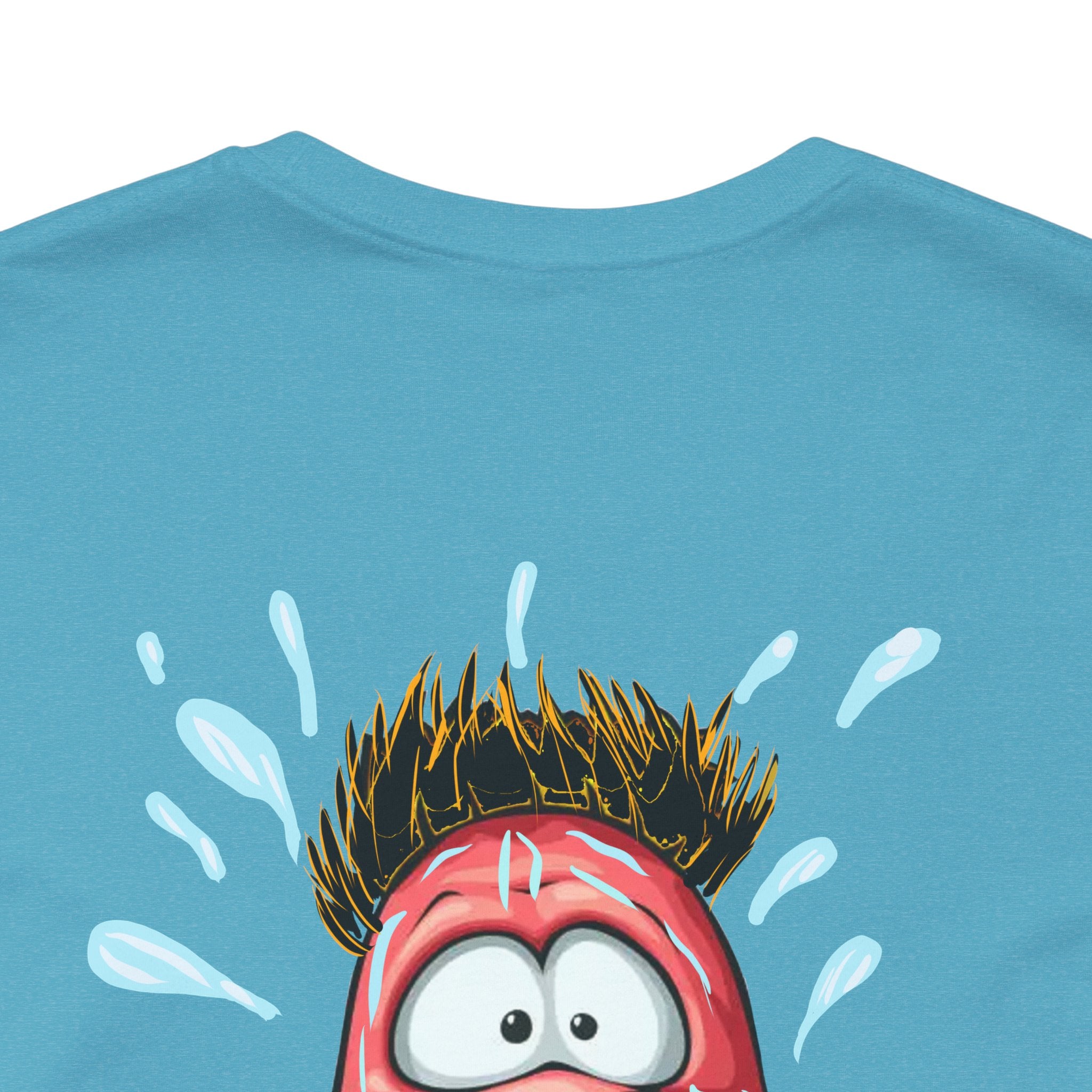 Screaming Cartoon Face T‑Shirt – Funny Shocked Character Graphic Tee