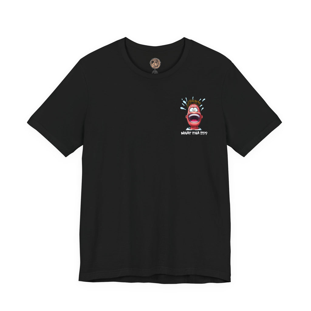 Screaming Cartoon Face T‑Shirt – Funny Shocked Character Graphic Tee