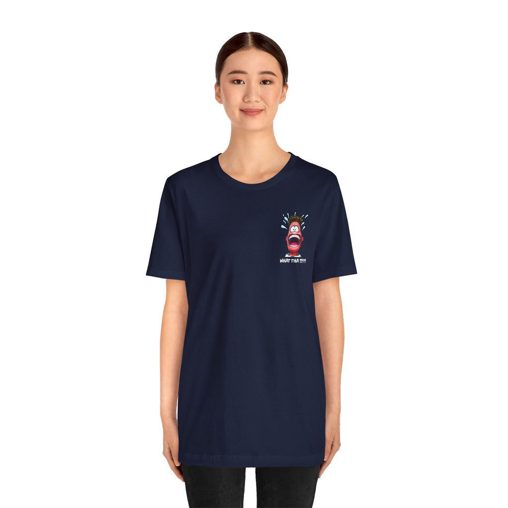 Screaming Cartoon Face T‑Shirt – Funny Shocked Character Graphic Tee