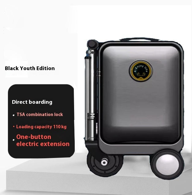 Riding Luggage Suitcase Traveling Electric Scooter eScooter, 3-wheel