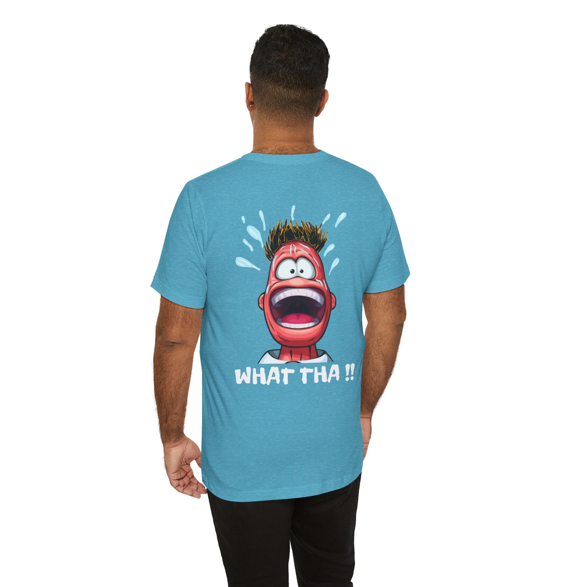 Screaming Cartoon Face T‑Shirt – Funny Shocked Character Graphic Tee