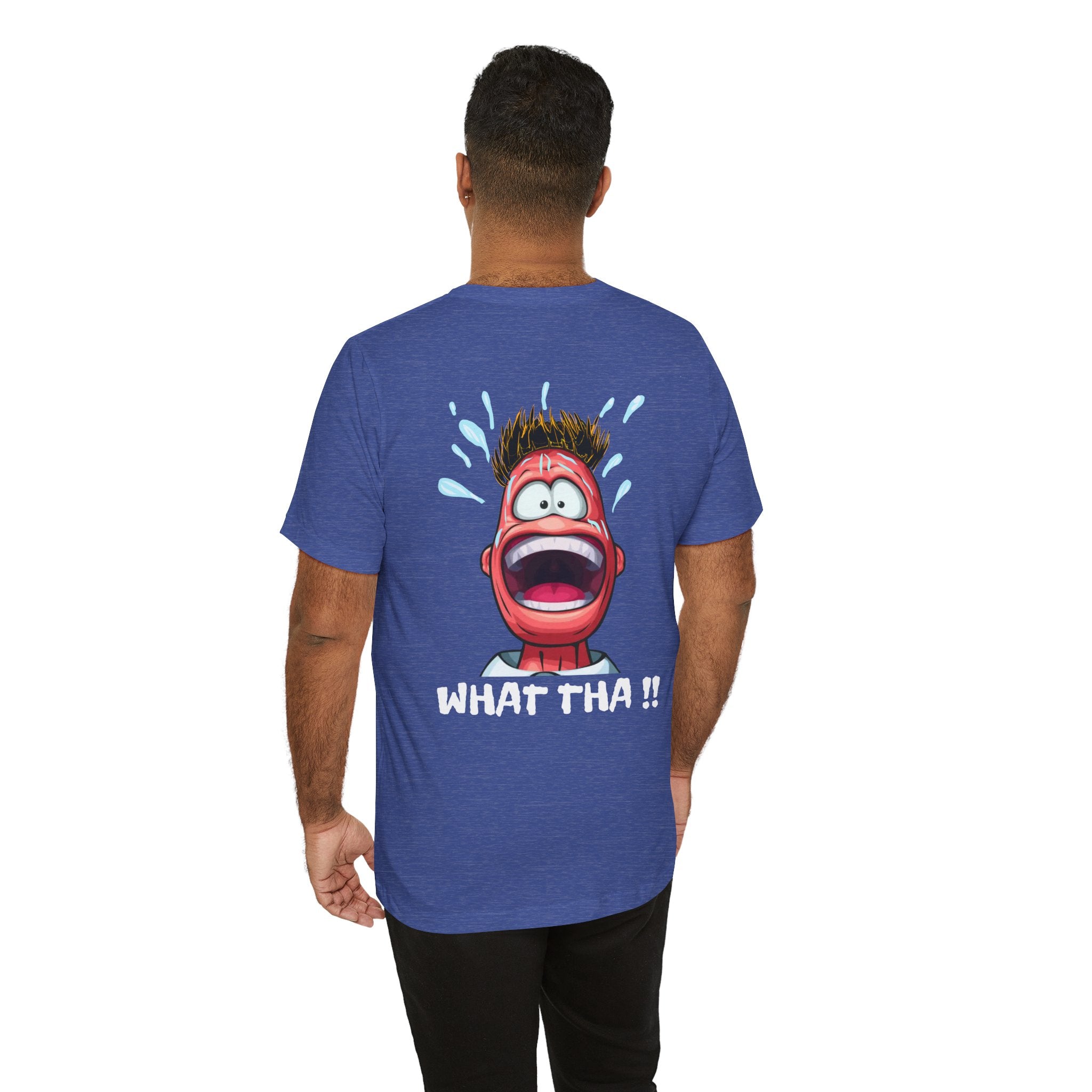 Screaming Cartoon Face T‑Shirt – Funny Shocked Character Graphic Tee