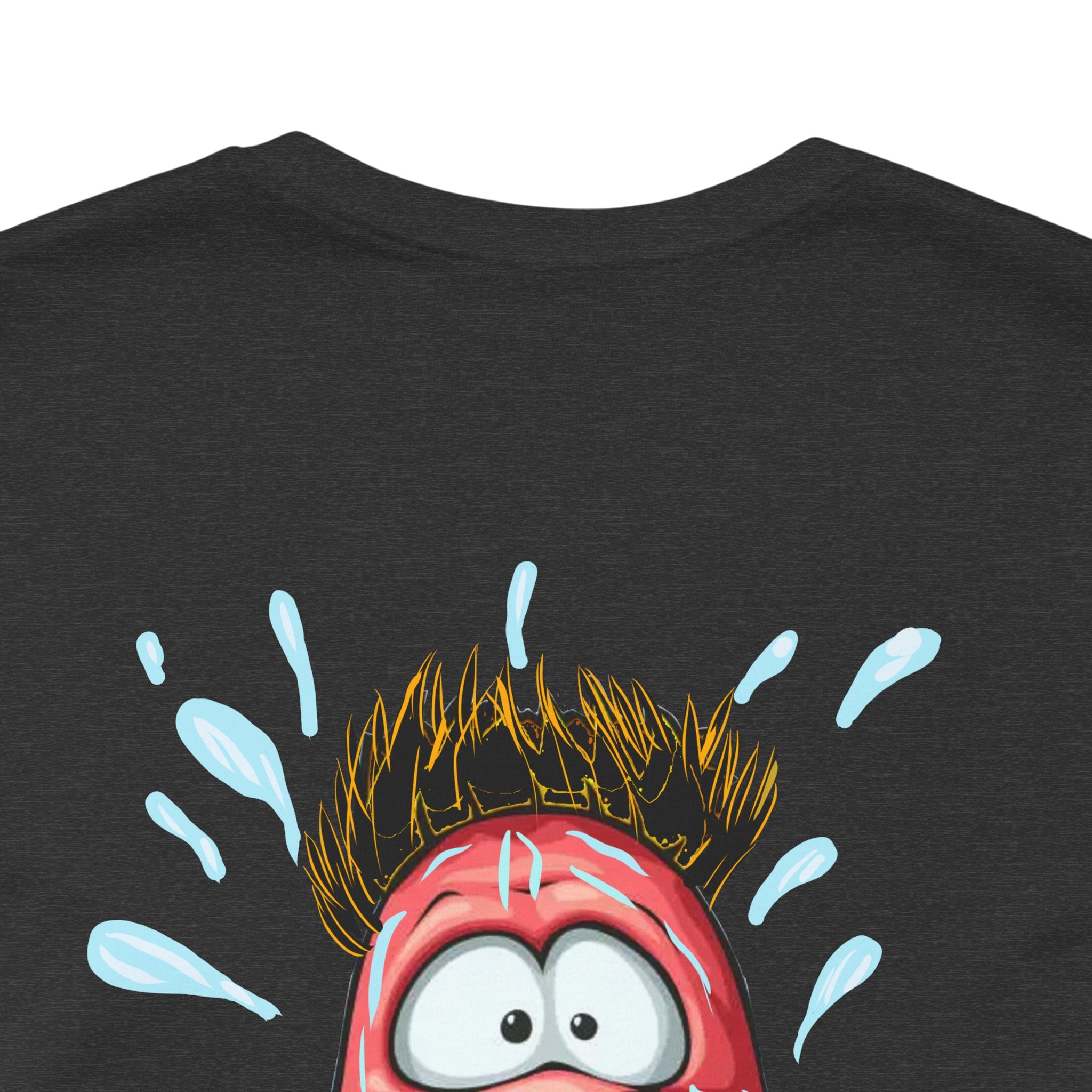 Screaming Cartoon Face T‑Shirt – Funny Shocked Character Graphic Tee