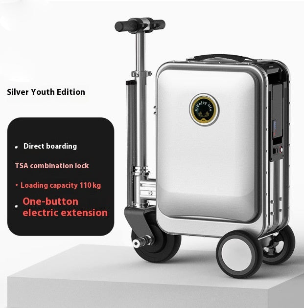 Riding Luggage Suitcase Traveling Electric Scooter eScooter, 3-wheel