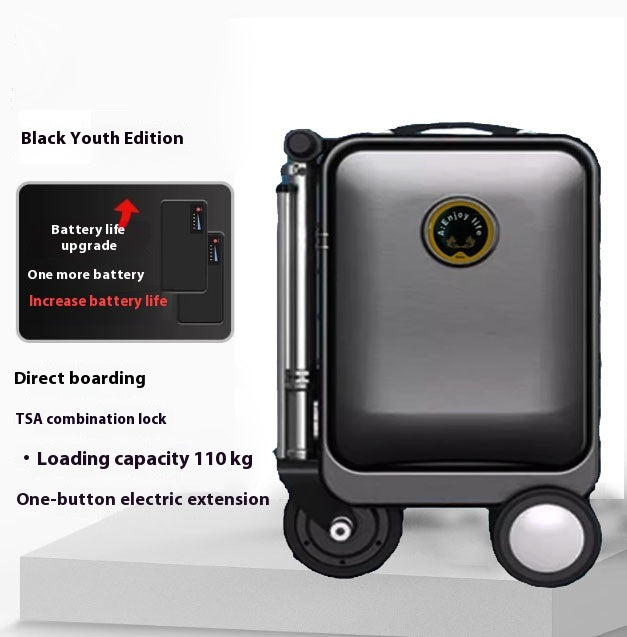 Riding Luggage Suitcase Traveling Electric Scooter eScooter, 3-wheel
