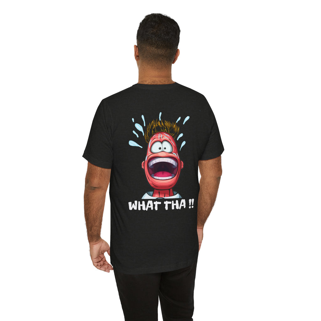 Screaming Cartoon Face T‑Shirt – Funny Shocked Character Graphic Tee