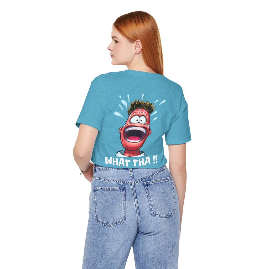 Screaming Cartoon Face T‑Shirt – Funny Shocked Character Graphic Tee