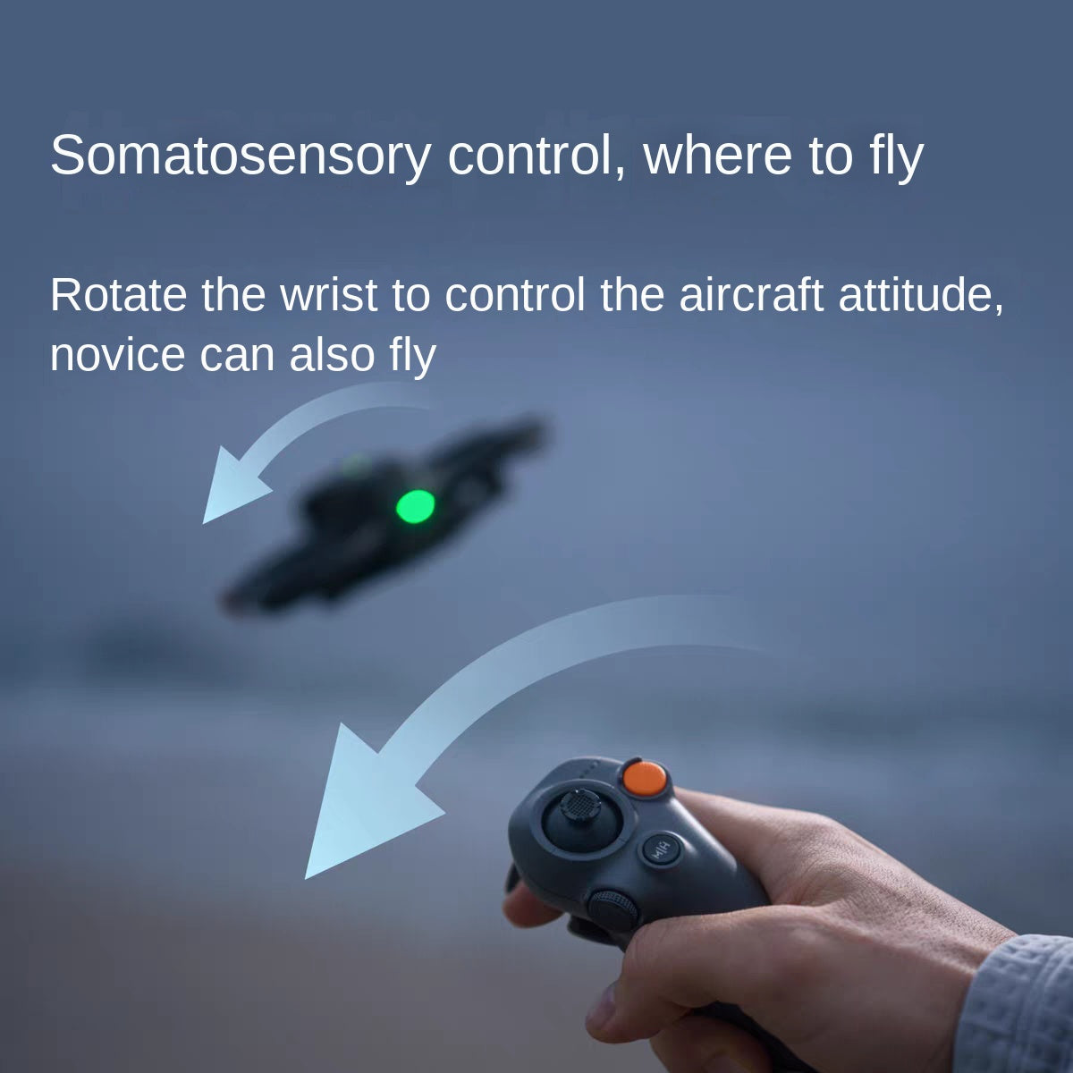 Drone DJI Avata 2 First Perspective Control, Aerial Photography with Flight Goggles and Sensory Control Immersive Flight