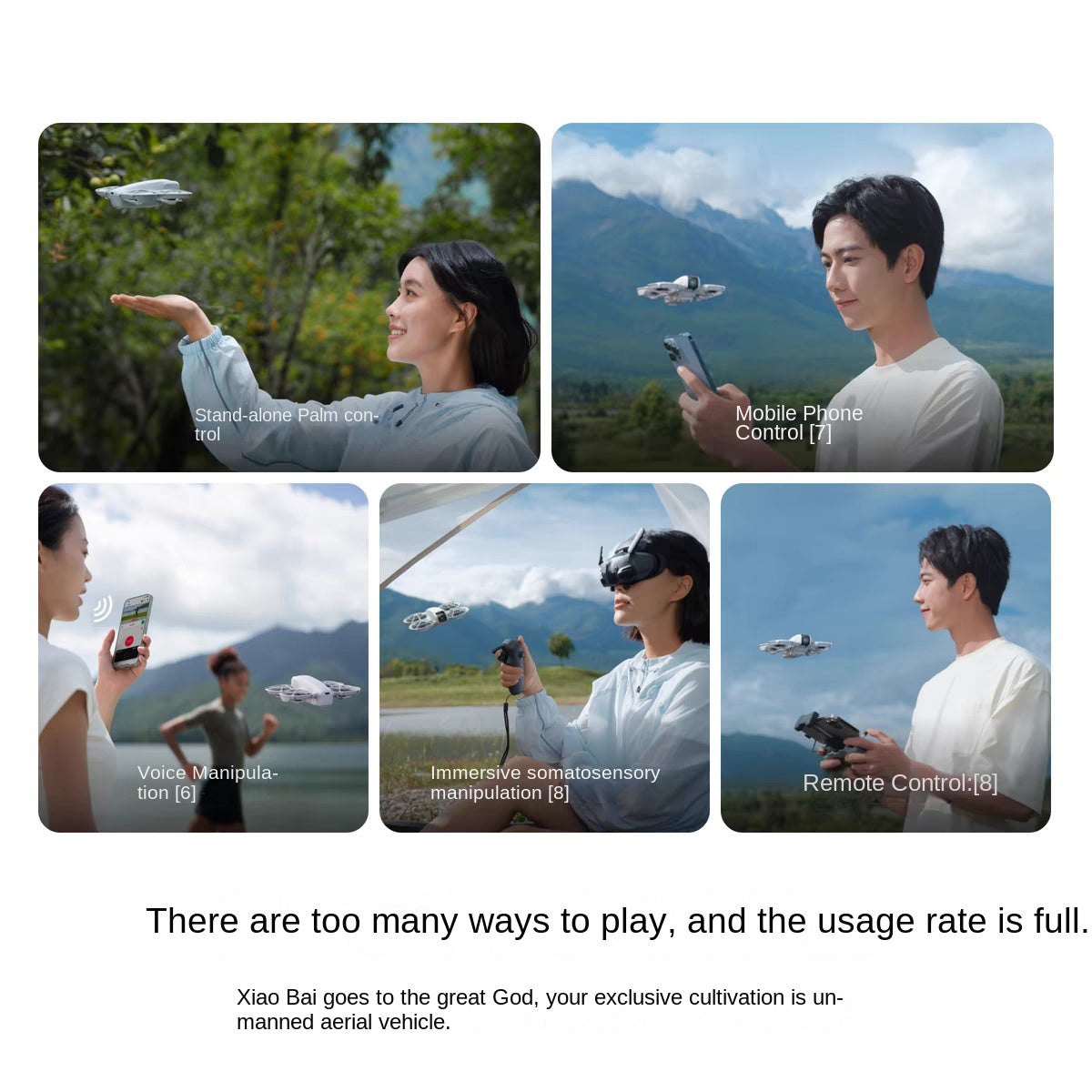 DJI Neo 4K Handheld Vlog, aerial photography drone, novice entry-level outdoor, camping, tourism: AI intelligent tracking camera
