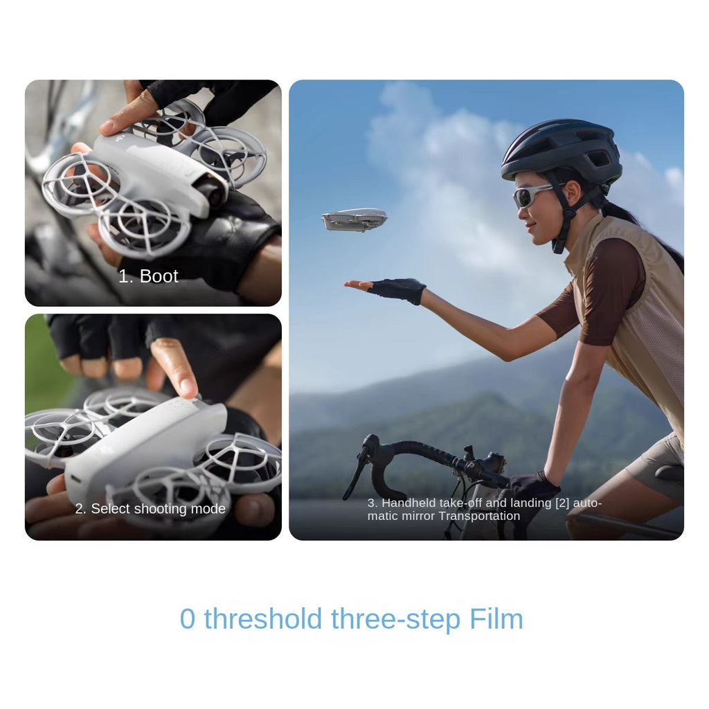 DJI Neo 4K Handheld Vlog, aerial photography drone, novice entry-level outdoor, camping, tourism: AI intelligent tracking camera