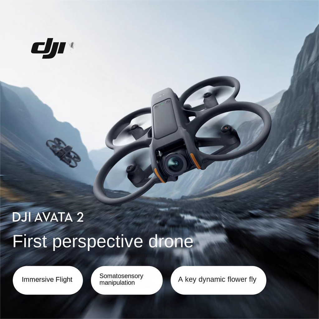 Drone DJI Avata 2 First Perspective Control, Aerial Photography with Flight Goggles and Sensory Control Immersive Flight