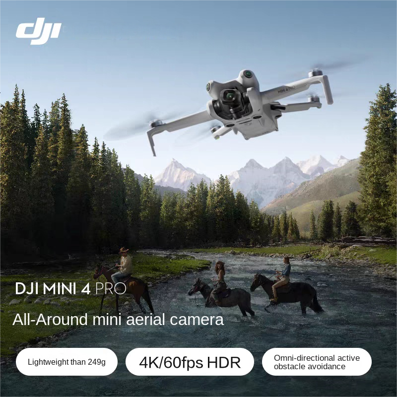 DJI Mini 4 Pro, All-Around Mini Aerial Camera, Obstacle Avoidance Entry-level Drone