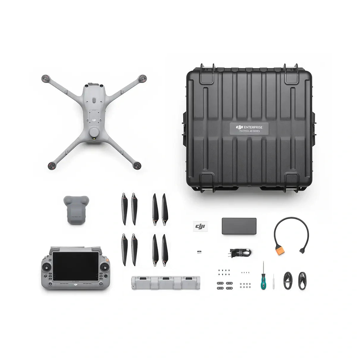 DJI Matrice 4D Series 4TD Drone Quadcopter UAV with RC Plus 2 Enterprise Enhanced Controller