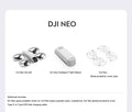 DJI Neo 4K Handheld Vlog, aerial photography drone, novice entry-level outdoor, camping, tourism: AI intelligent tracking camera