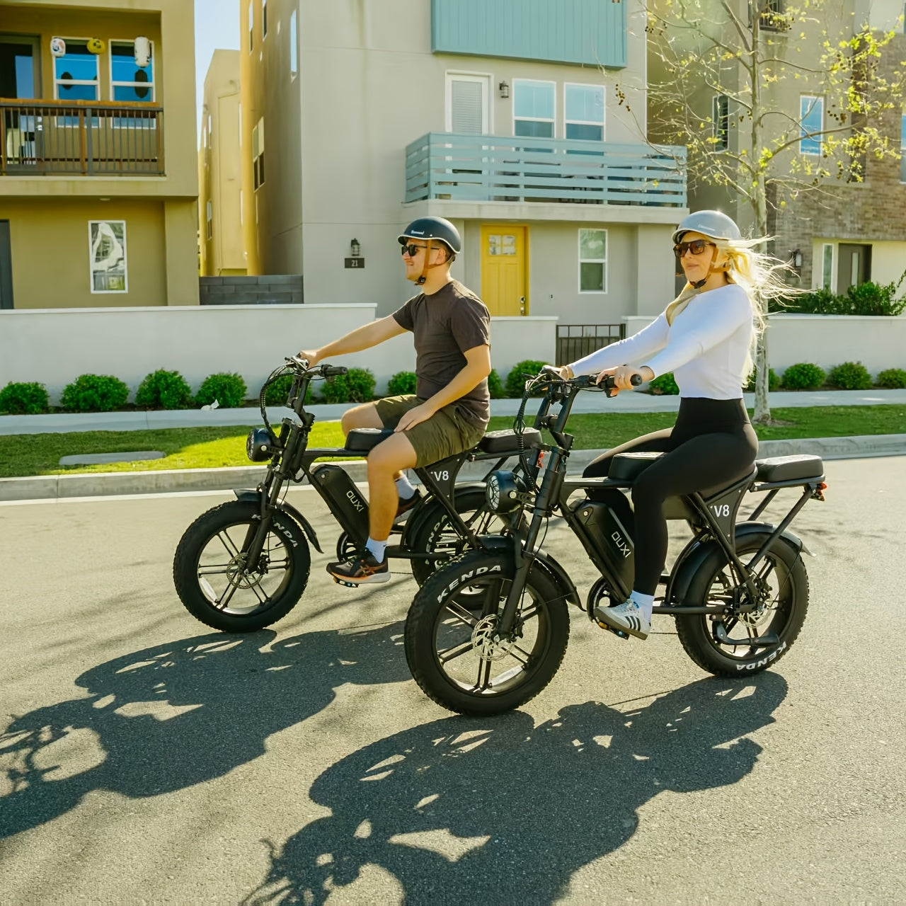 DUXI V8 Electric Mountain Bike with 500W Motor 48V 15Ah
