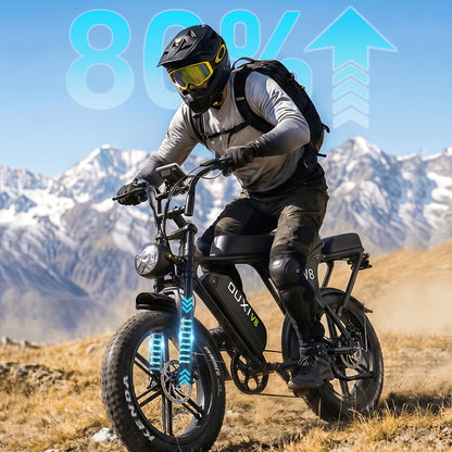 DUXI V8 Electric Mountain Bike with 500W Motor 48V 15Ah