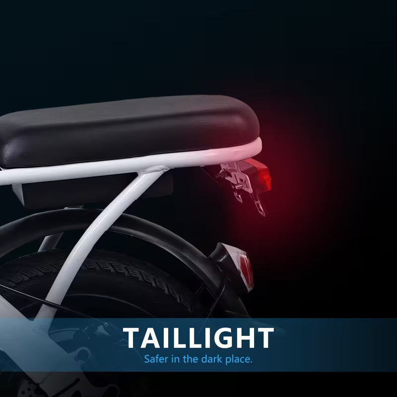 Folding Electric Bike, Fast Speed Powerful Motor, Commuter-Friendly Light Weight, 14-Inch Tires