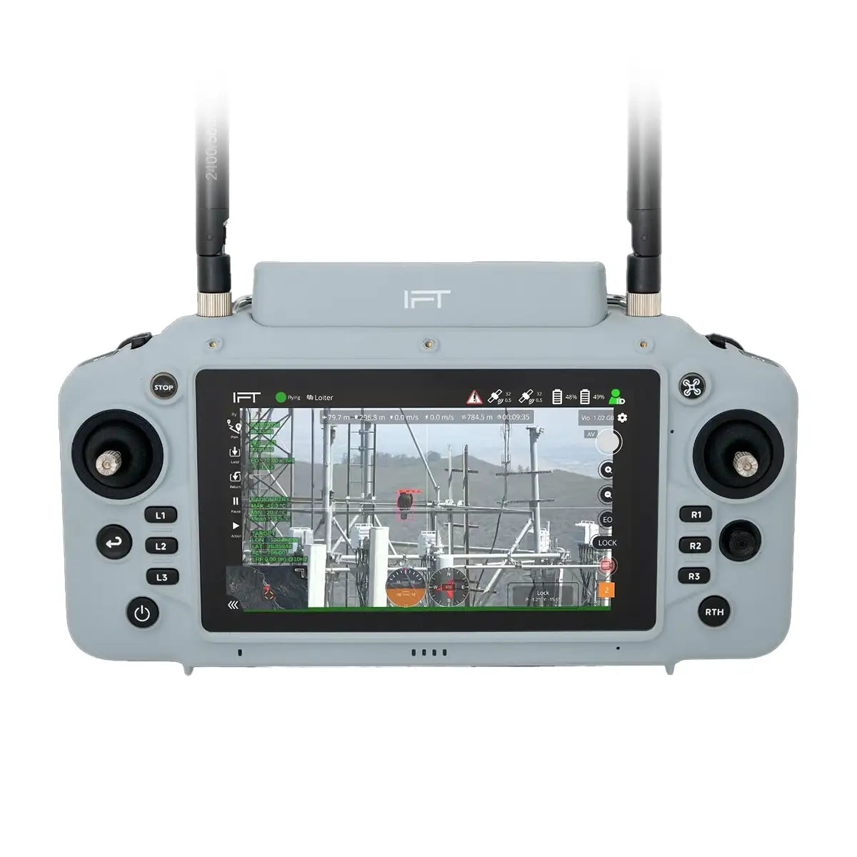 Inspired Flight IF800 Drone Quadcopter with GS-ONE Ground Control Station Blue UAS Listed NDAA Compliant