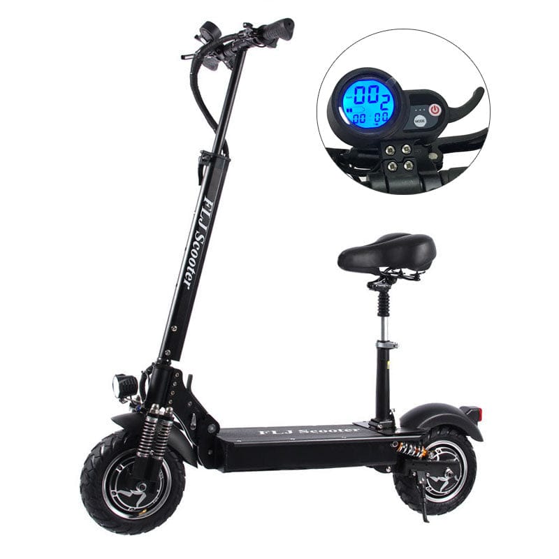 FLJ Scooter 2400W Dual Motor Electric Scooter 52V Folding 35mph e-Scooter